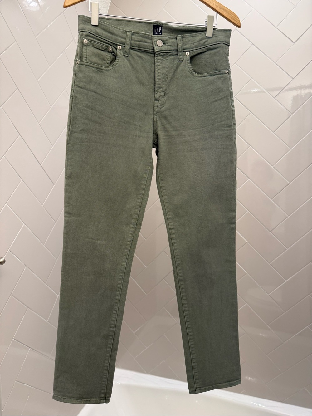 GAP Women’s “Best Girlfriend” Jeans in Olive